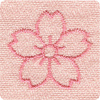 背紋 機械刺繍 マツイ縫い
