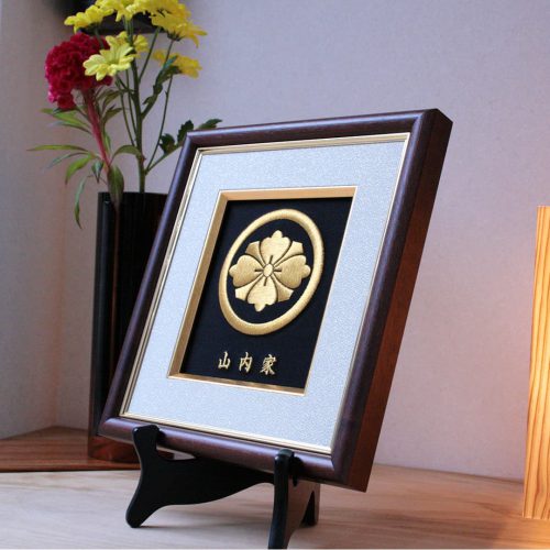 家紋刺繍額 祥額 飾り例