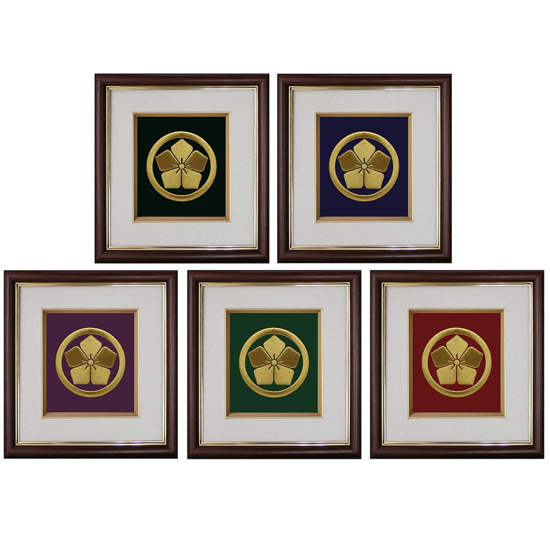 家紋刺繍額 -祥-