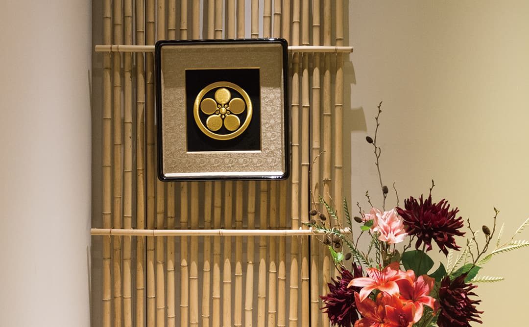 家紋刺繍額 -錦-