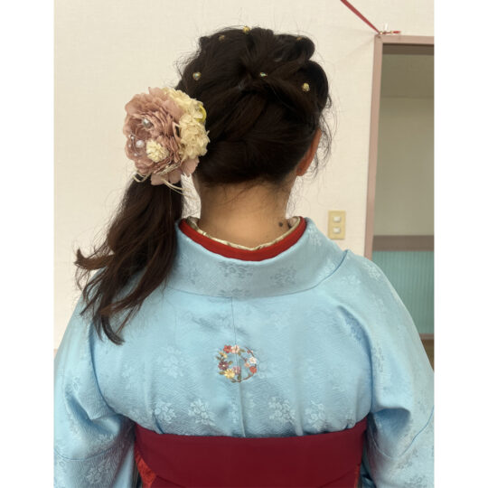 着物刺繍　四君子