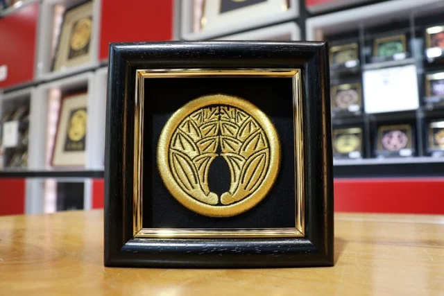 刺繍額京都百景北野神社辺り